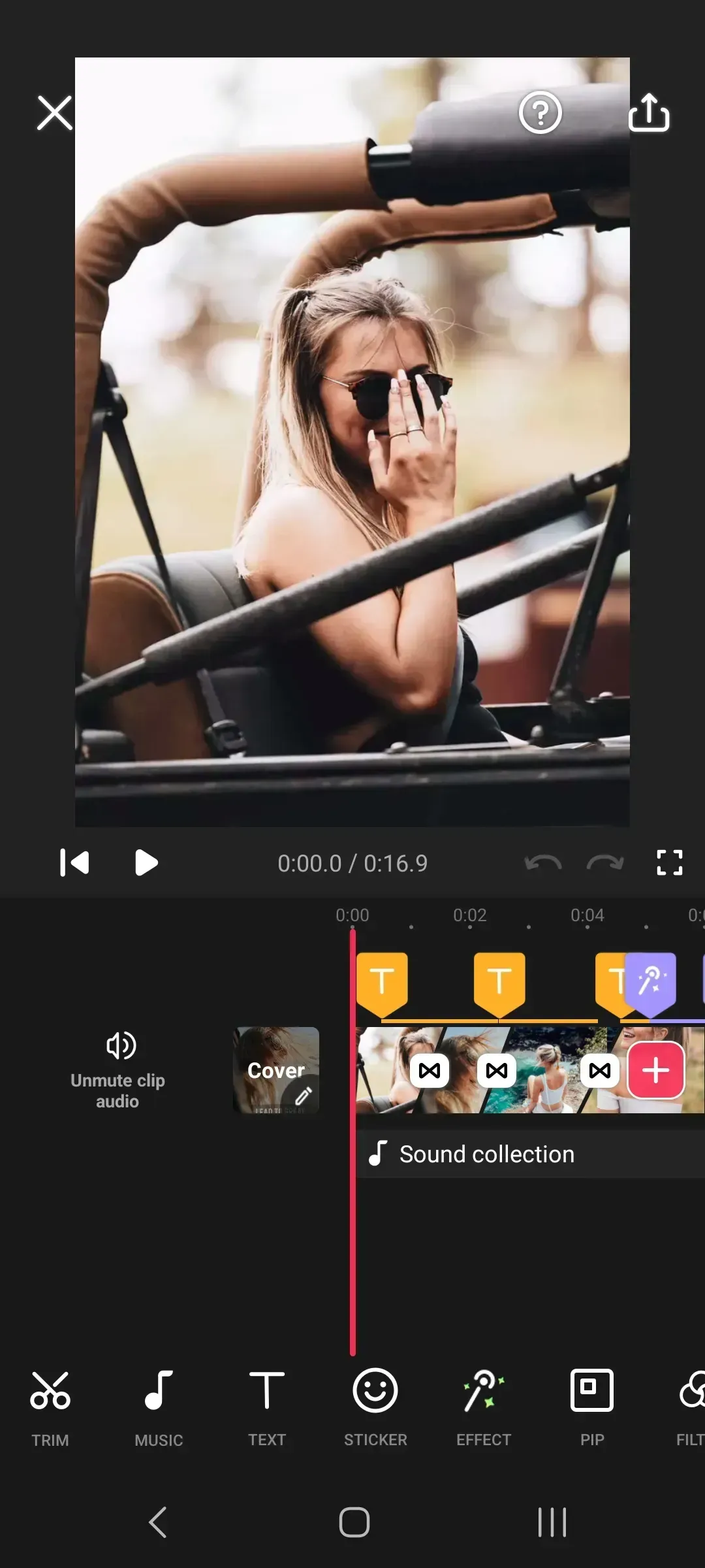Vidnote app screen