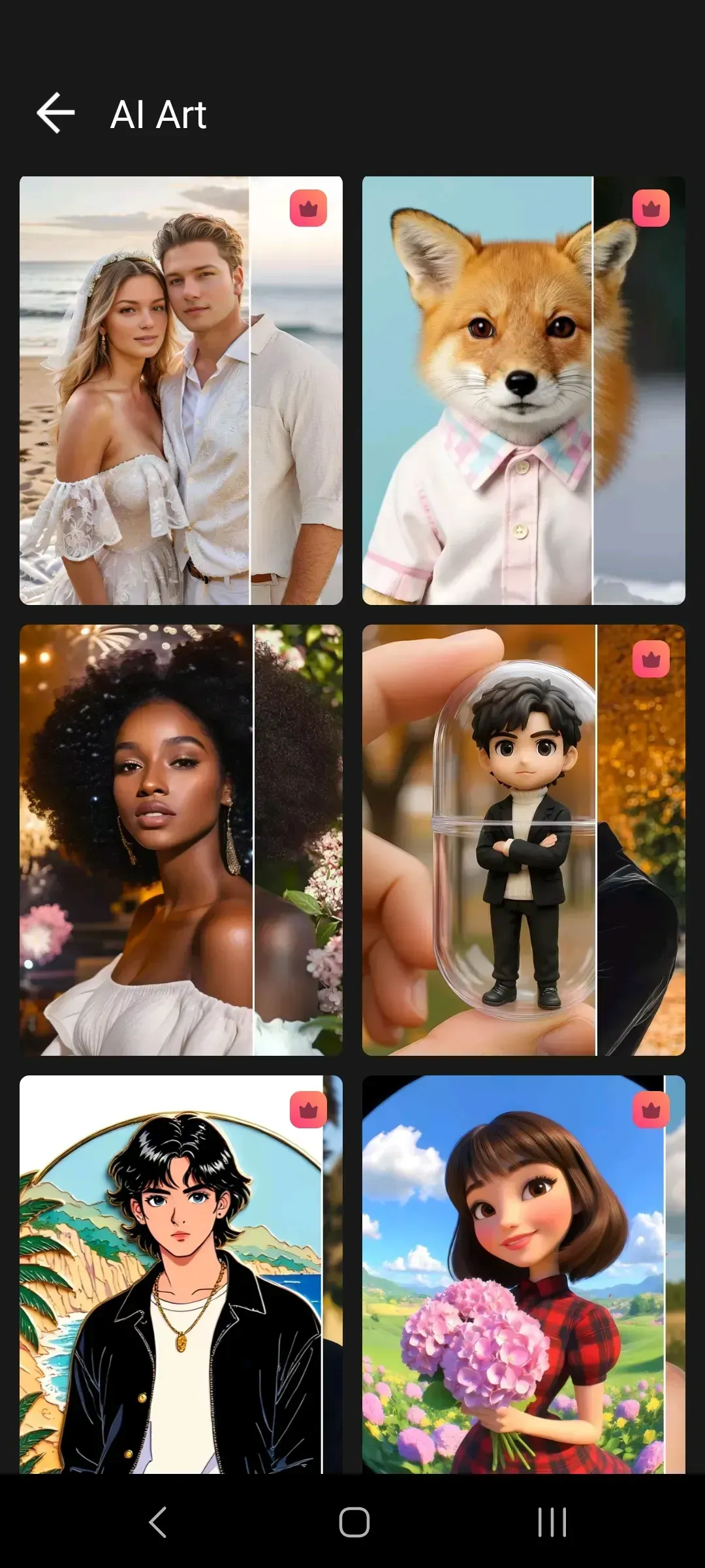 Vidnote app screen