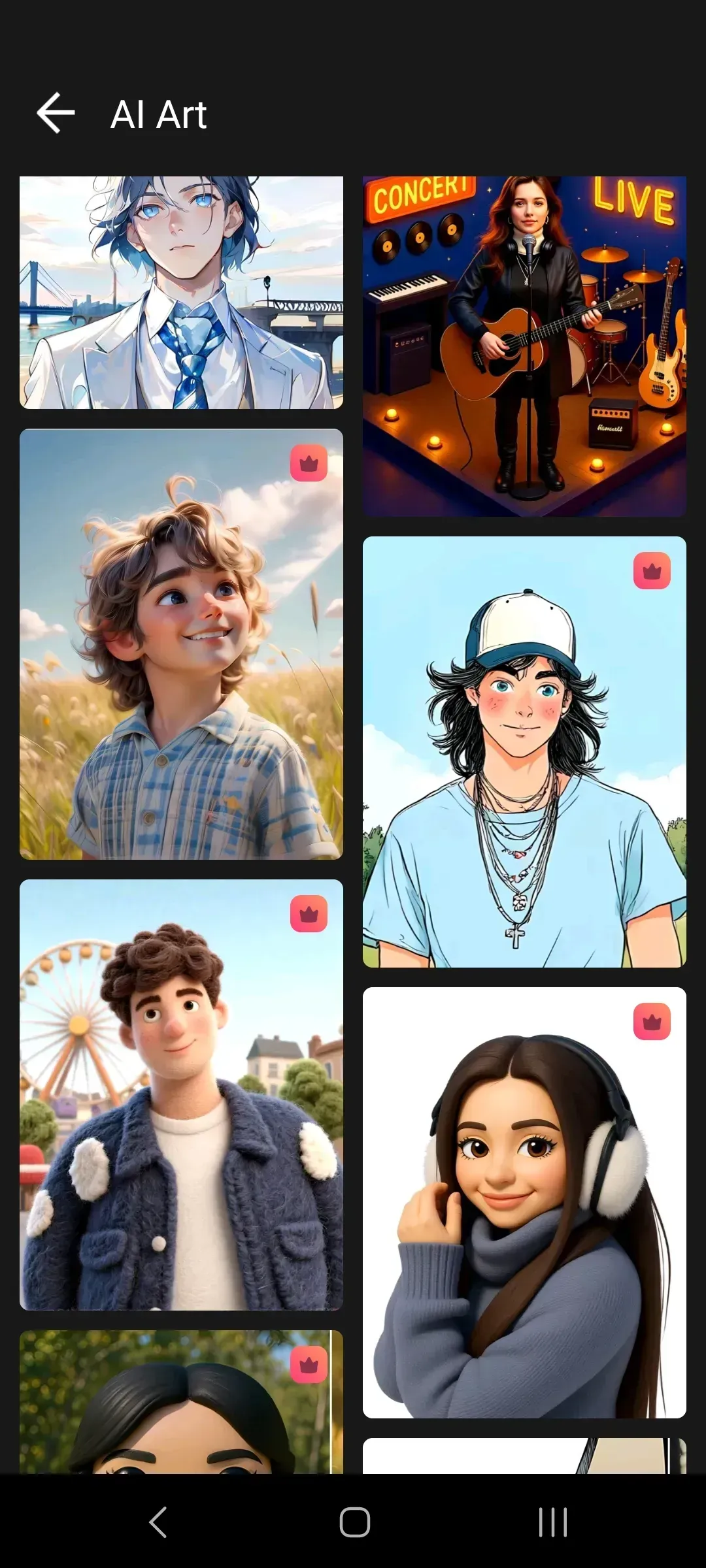 Vidnote app screen