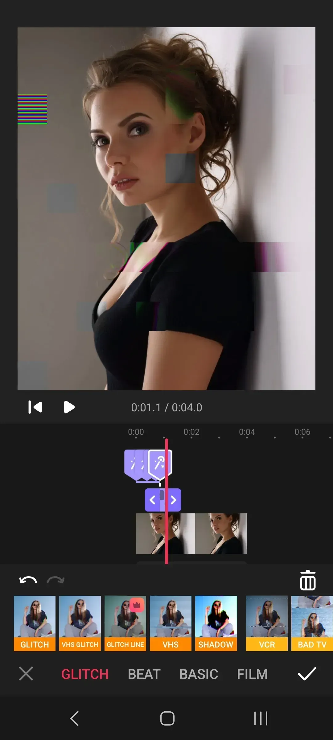 Vidnote app screen