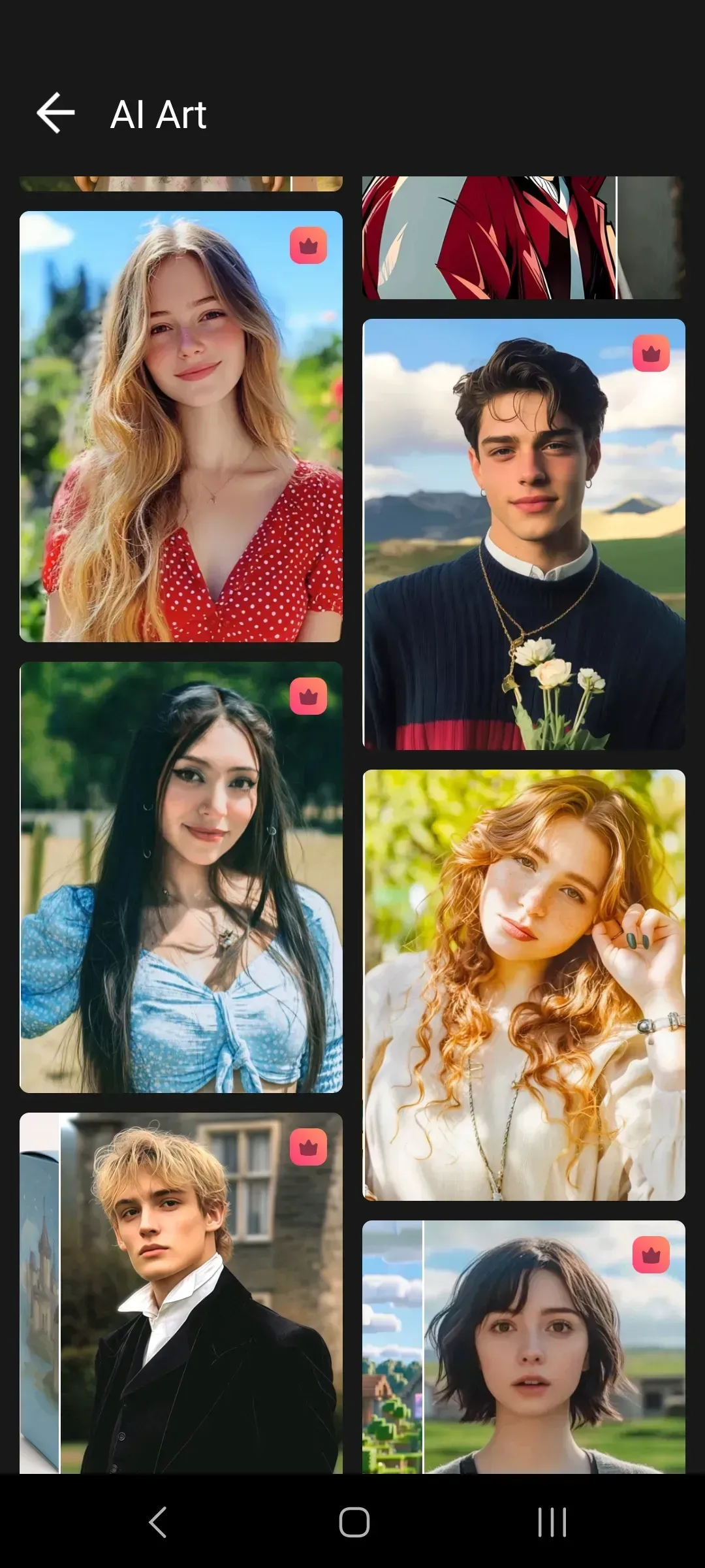 Vidnote app screen