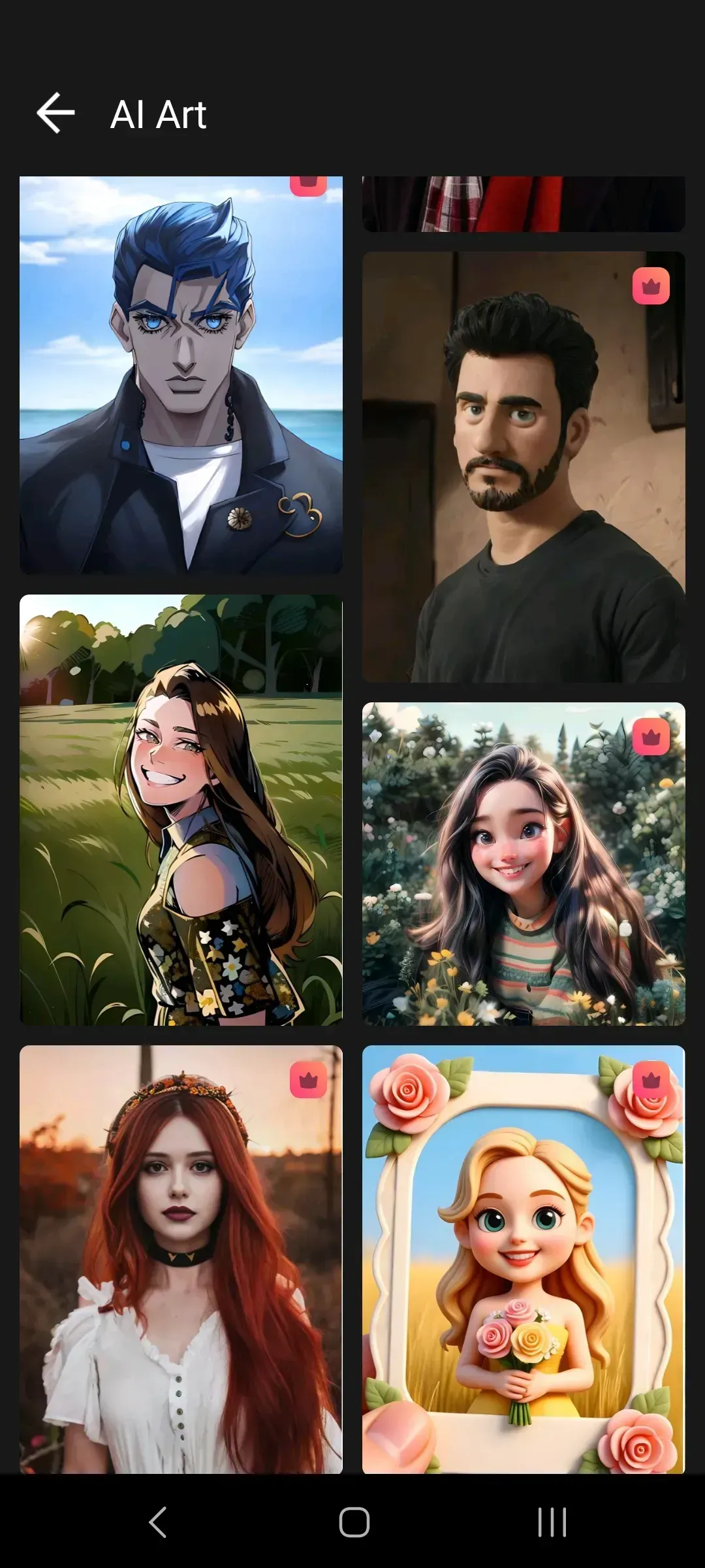 Vidnote app screen